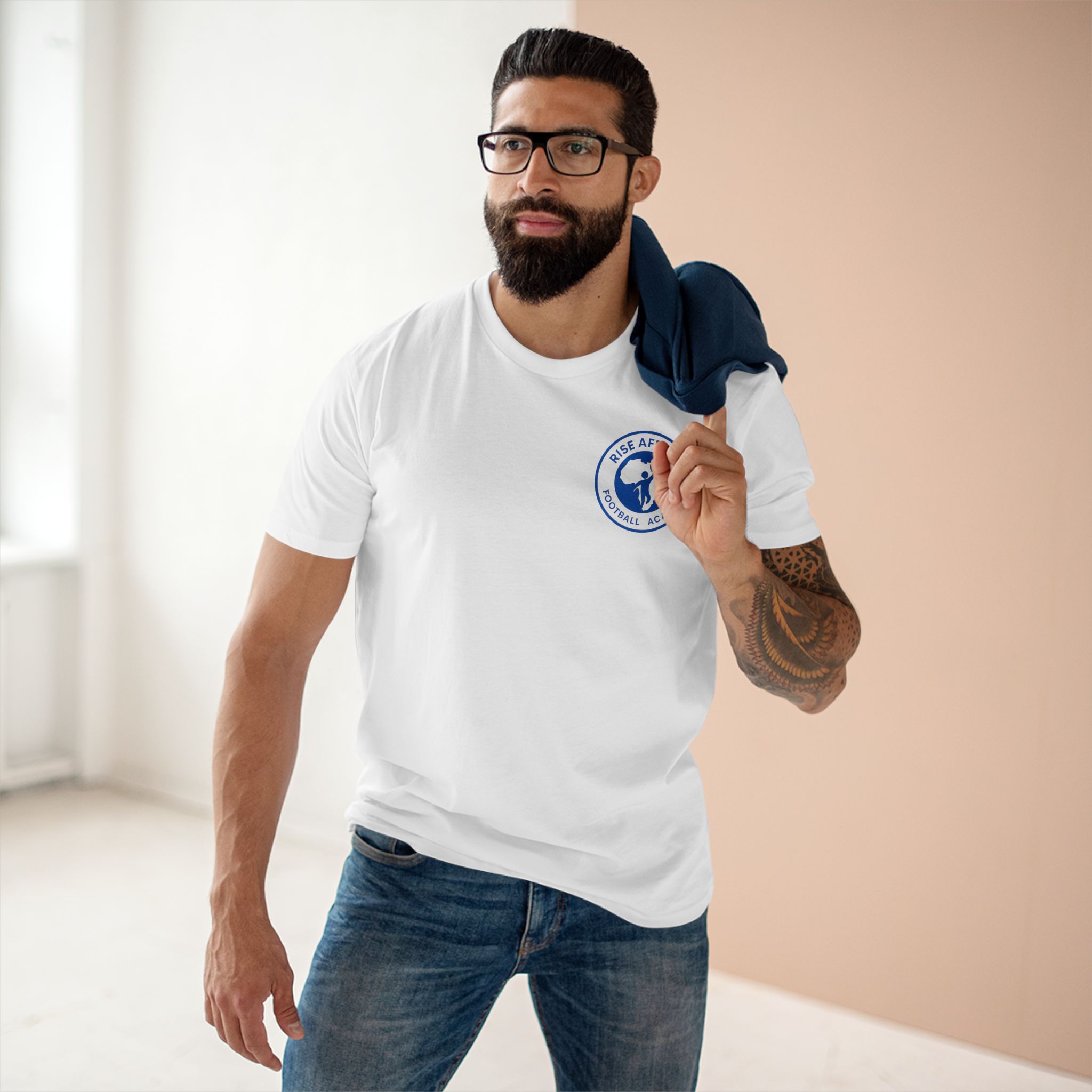 Rise Africa Football Academy T-Shirt — Soccer Logo Tee - Image 3